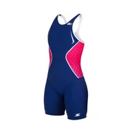 Bielizna sportowa męska - ZEROD Strój triathlonowy damski RACER TRISUIT pink lotus - miniaturka - grafika 1