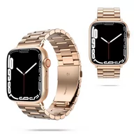 Akcesoria do smartwatchy - STALOWA BRANSOLETA APPLE WATCH 38/40/41MM RÓŻOWE ZŁOTO - miniaturka - grafika 1
