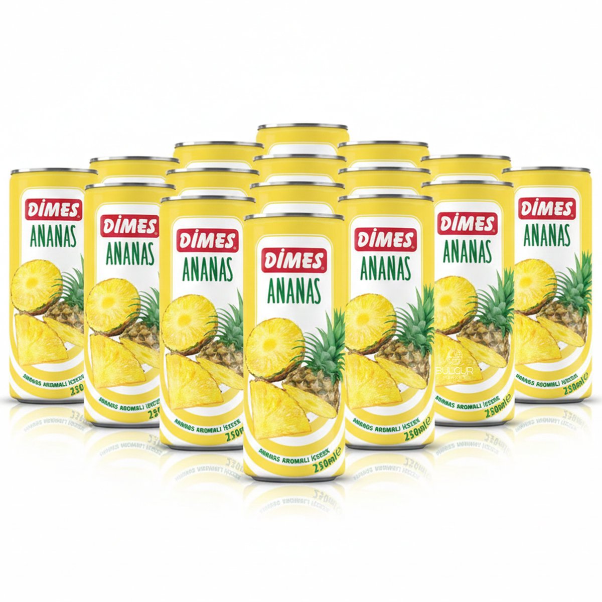Dimes Sok Ananasowy 250 ml Zestaw 12 Puszek Egzotyczne Orzeźwienie