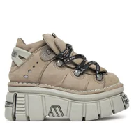 Sneakersy damskie - Sneakersy NEW ROCK M-106-C185 Beżowy - miniaturka - grafika 1