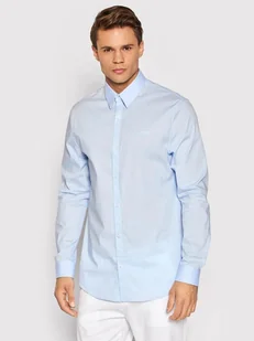 camicie uomo guess m1yh20 w7zk1 g7s1 airway blue - Koszule męskie - miniaturka - grafika 1