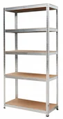 Szafy i regały magazynowe - Aw Regał 5 Półek 200x90x40 Nośność 300kg 5.0mm Wciskany Szybki Montaż - miniaturka - grafika 1