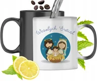 Kubki - KUBEK MAGICZNY ŚWIĄTECZNY ZMIENIAJĄCY KOLOR z Nadrukiem ze Zdjęciem + Opakowanie na prezent (wzór 01) - miniaturka - grafika 1