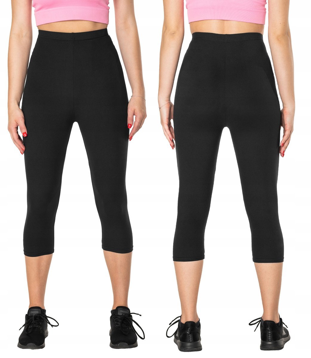 Duże Spodnie Legginsy Damskie Bambusowe 3787-2 9XL