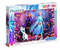 Puzzle - Clementoni Puzzle 104 Brilliant Frozen 2 - miniaturka - grafika 1