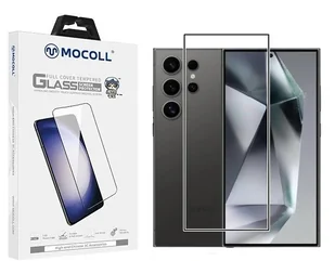Szkło Ochronne MOCOLL 2,5D Full Cover HD z ramką Samsung Galaxy S24+ - Szkła hartowane na telefon - miniaturka - grafika 1