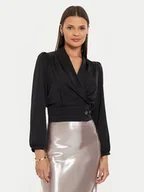 Bluzki damskie - Rinascimento Bluzka CFC0120273003 Czarny Regular Fit - miniaturka - grafika 1