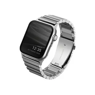 Apple UNIQ UNIQ pasek Strova Watch 42/44MM Stainless Steel srebrny/sterling silver - Akcesoria do smartwatchy - miniaturka - grafika 1