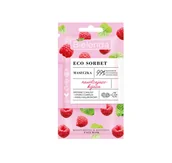 Maseczki do twarzy - Bielenda ECO SORBET Malina Nawilżająco-kojąca maseczka do twarzy 8g 58231-uniw - miniaturka - grafika 1