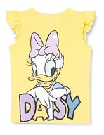 Koszulki i topy damskie - Bestseller A/S Dziewczęca koszulka NMFMAISE Daisy SS TOP WDI, Aspen Gold, 92, złoty (Aspen Gold), 92 cm - miniaturka - grafika 1