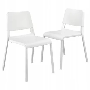 IKEA TEODORES KRZESŁO 2 SZTUKI BIAŁE - Fotele i krzesła ogrodowe - miniaturka - grafika 1