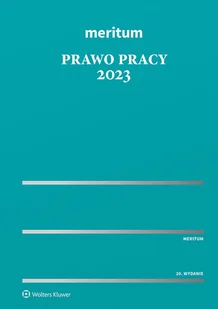 Meritum Prawo pracy 2023 - Prawo Meritum Prawo pracy 2023 - Prawo - miniaturka - grafika 1