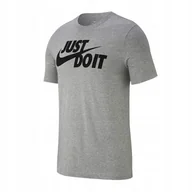 Koszulki męskie - Koszulka Męska Nike M Nsw Tee New Just Do It Swoosh - miniaturka - grafika 1