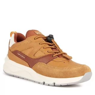 Buty dla chłopców - Sneakersy Geox J Rooner Boy B Abx J36LMA 0ME22 C2286 S Dk Yellow/Brown - grafika 1