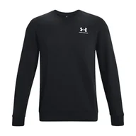 Bluzy męskie - Bluza fitness męska Under Armour Essential Fleece Crew - miniaturka - grafika 1