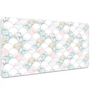 Mata ochronna na biurko Pastelowy marmur 100x50 cm, Dywanomat - Podkładki na biurko - miniaturka - grafika 1