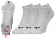 Skarpetki damskie - PUMA  SKARPETKI STOPKI 3 PARY WHITE 907942 02 - Rozmiar: 43-46 - miniaturka - grafika 1