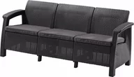 Sofy ogrodowe - Keter Sofa CORFU LOVE SEAT MAX antracytowa - miniaturka - grafika 1