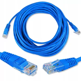 Kabel Komputerowy Sieciowy Patchcord Rj-45 10M - Kable komputerowe i do monitorów - miniaturka - grafika 1