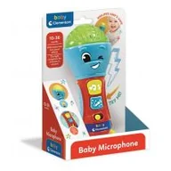 Zabawki interaktywne dla dzieci - Clementoni Baby mikrofon 17481 - - miniaturka - grafika 1