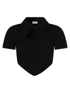 Koszulki i topy damskie - Noisy May - T-shirt damski  Kirsten, czarny - miniaturka - grafika 1
