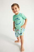 Koszulki dla chłopców - Bobo Choses t-shirt kąpielowy niemowlęcy kolor turkusowy - miniaturka - grafika 1