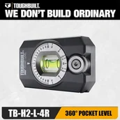 Inne - TEMU TOUGHBUILT TB-H2-L-4R Kieszonkowy Poziom 360° - Precyzyjny Obrotowy Fiolka, Wytrzymały Odlew Ciśnieniowy, Przenośny Design z Mocnymi Magnesami z - miniaturka - grafika 1