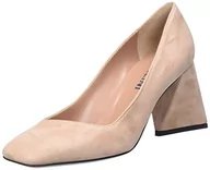 Czółenka - Pollini Damskie czółenka z dekoltem, szare, rozmiar 38,5 EU - miniaturka - grafika 1