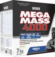 Odżywki na masę - Gainer Weider Giant Mega Mass 4000 7 kg Wanilia (786951985008) - miniaturka - grafika 1