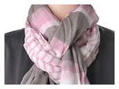 Apaszki i szaliki męskie - BAWEŁNIANY Bawełna 100% Szal Szalik SZEROKI bw26 - miniaturka - grafika 1