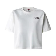 Koszulki sportowe damskie - Koszulka The North Face Nuptse Face 0A491QFN41 - biała - miniaturka - grafika 1