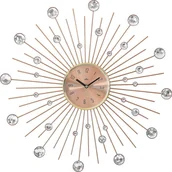 Zegary - MPM Duży zegar ścienny MPM E04.4284.23 z kryształkami 50 cm - miniaturka - grafika 1