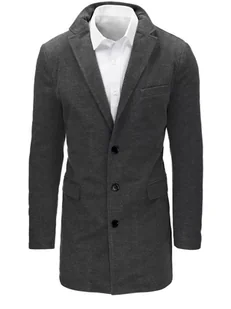 Płaszcz męski szary Dstreet CX0441-XL - Płaszcze męskie - miniaturka - grafika 1