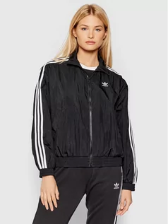 Kurtki damskie - Adidas Kurtka przejściowa adicolor Classics Japona Track GN2928 Czarny Standard Fit - grafika 1