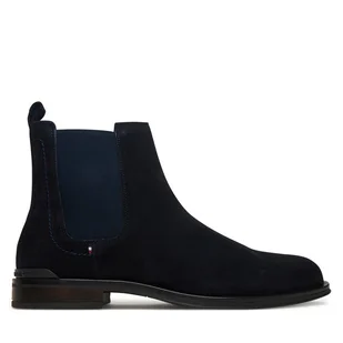 Sztyblety Tommy Hilfiger Corporate FM0FM05580 Granatowy - Botki męskie - miniaturka - grafika 1