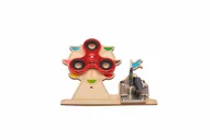 Karuzele dla niemowląt - Karuzela z zamekiem na kluczyk i spinner do tablicy sensorycznej. - miniaturka - grafika 1