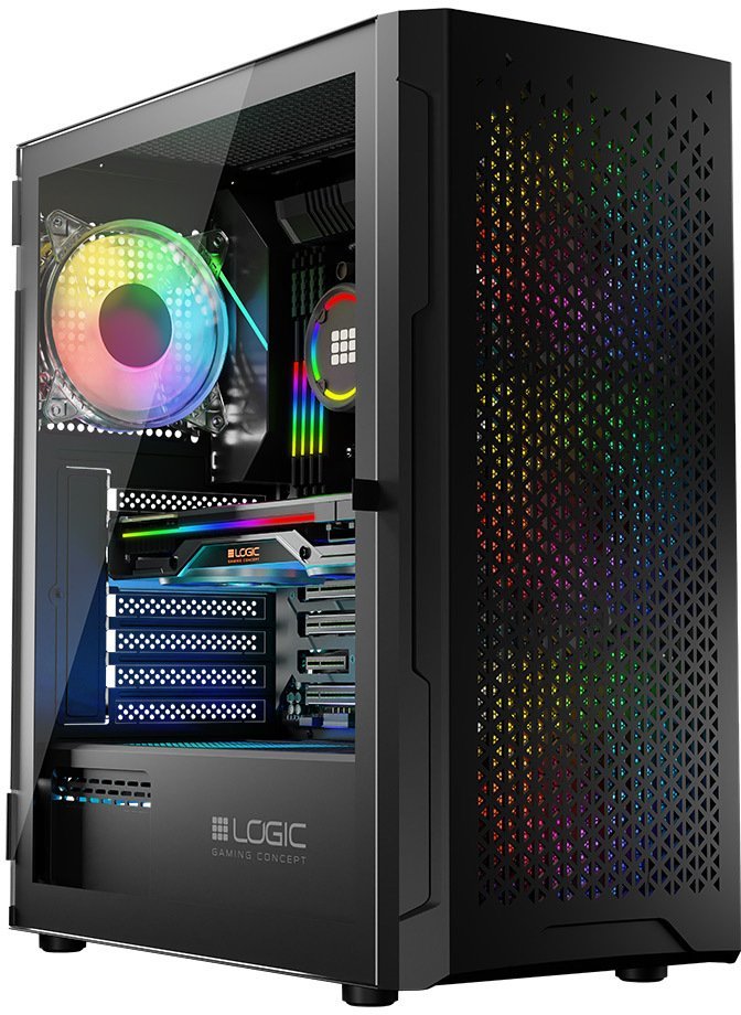 Komputer Hard-Pc Komputer gamingowy Hard-Pc Ryzen 5 5600, RTX 5060 8GB, 16GB DDR4, 500GB SSD, 650W, Aramis