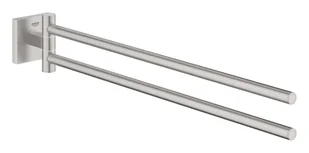 Grohe QuickFix Start Cube - Podwójny wieszak na ręczniki, długość 44 cm, Supersteel 40976DC0 - Wieszaki łazienkowe - miniaturka - grafika 1