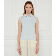 Koszulki i topy damskie - Guess Jeans Polo COLLAR Slim Fit - miniaturka - grafika 1