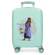 Walizki - Joumma Disney Wish Dreamer Walizka kabinowa niebieska 33 x 50 x 20 cm sztywny ABS zamek szyfrowy z boku 28,4 l 2 kg 4 koła podwójny bagaż ręczny, Niebieski, walizka kabinowa - miniaturka - grafika 1