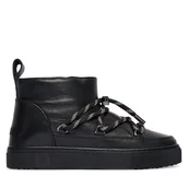 Śniegowce damskie - Śniegowce Inuikii Full Leather Gloss 1001.001.0371 Czarny - miniaturka - grafika 1