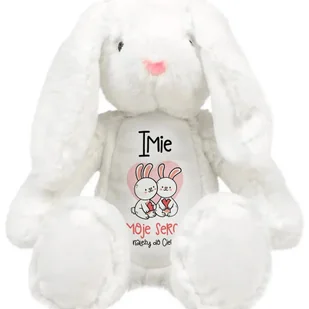 MIŚ KRÓLIK Przytulanka Prezent Na Walentynki SERCE NALEŻY DO CIEBIE IMIĘ - Maskotki i pluszaki MIŚ KRÓLIK Przytulanka Prezent Na Walentynki SERCE NALEŻY DO CIEBIE IMIĘ - Maskotki i pluszaki - miniaturka - grafika 1