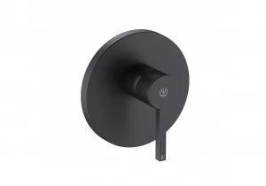Kludi 206553915 NOVA FONTE Puristic podtynkowa bateria natryskowa zestaw el zewn$33trznych czarny mat - Baterie podtynkowe - miniaturka - grafika 1