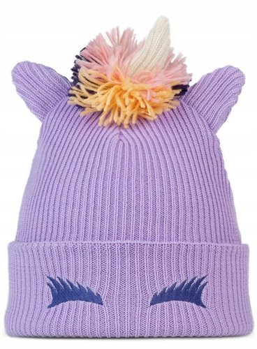 Buff Knitted Beanie Czapka dziecięca jednorożec Fun Unicorn Grape Ice