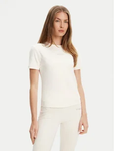Guess T-Shirt V5RI10 KCD02 Écru Regular Fit - Koszulki i topy damskie - miniaturka - grafika 1