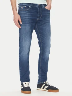 Tommy Jeans Jeansy DM0DM21032 Niebieski Tapered Fit - Spodnie męskie - miniaturka - grafika 1