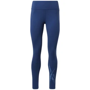 Damskie Legginsy REEBOK TS LUX GRAPHIC TIGHT H56591 – Granatowy - Legginsy - miniaturka - grafika 1