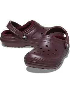 Crocs Chodaki "Classic Lined" w kolorze bordowym - Klapki i japonki damskie - miniaturka - grafika 1
