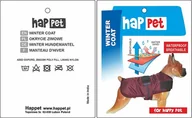 Ubranka dla psów - Kurtka dla psa Happet 321B burgund XS-25cm - miniaturka - grafika 1