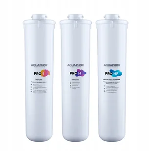 Zestaw wkładów do filtra Aquaphor Eco H Pro - Uzdatniacze wody - miniaturka - grafika 1